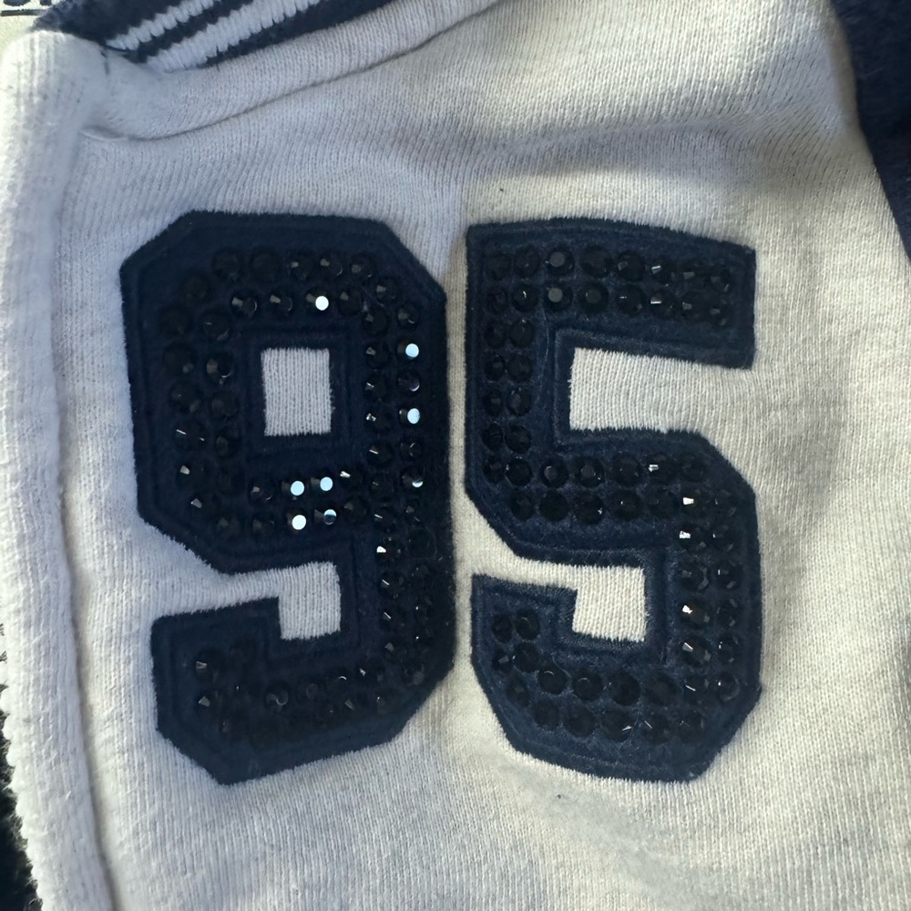 Girls size 12 OshKosh B'gosh Navy and White Jacket - Picture 4 of 5